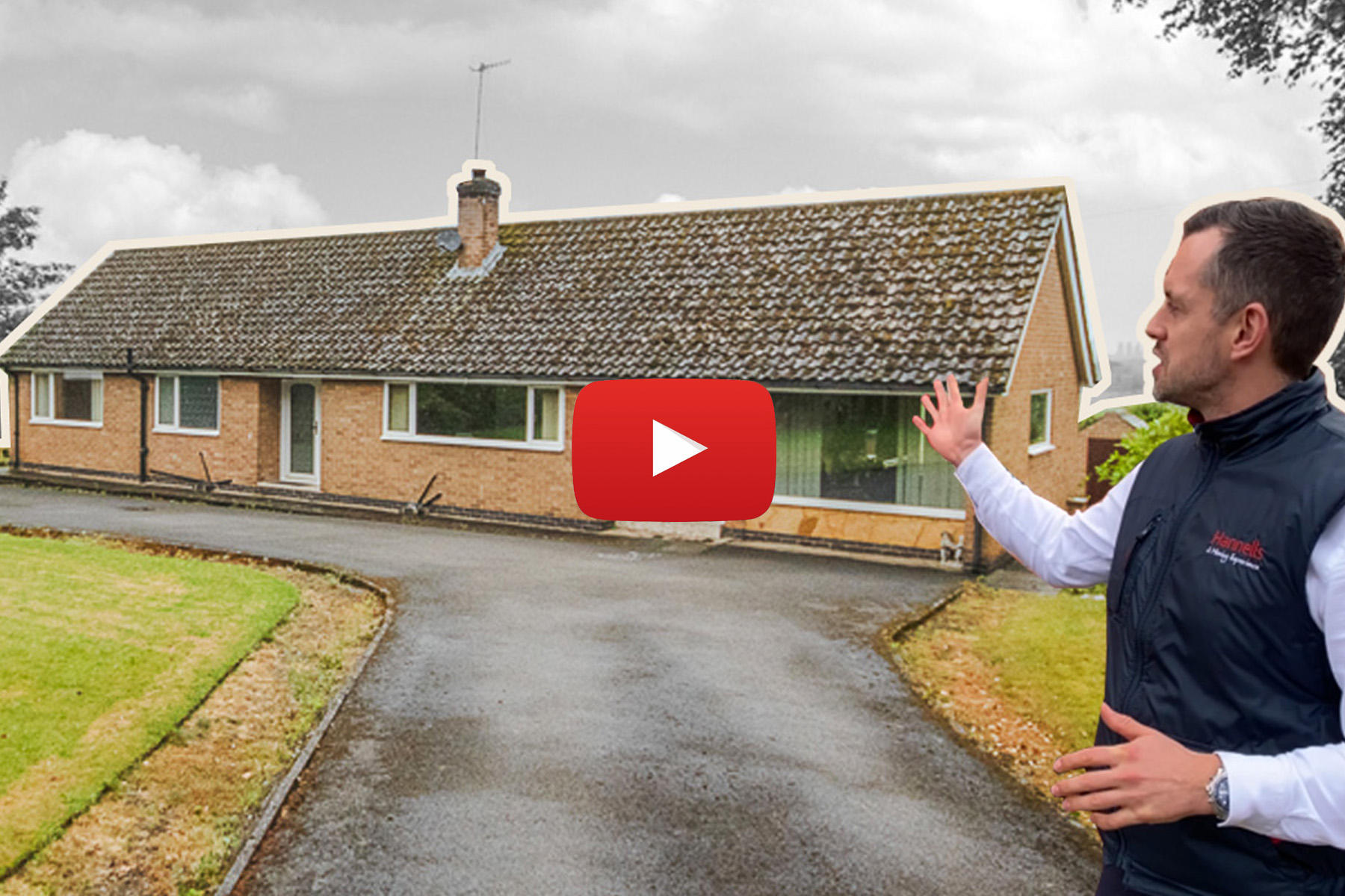 Video Tour Panoramic Countryside Views From This Large, Detached